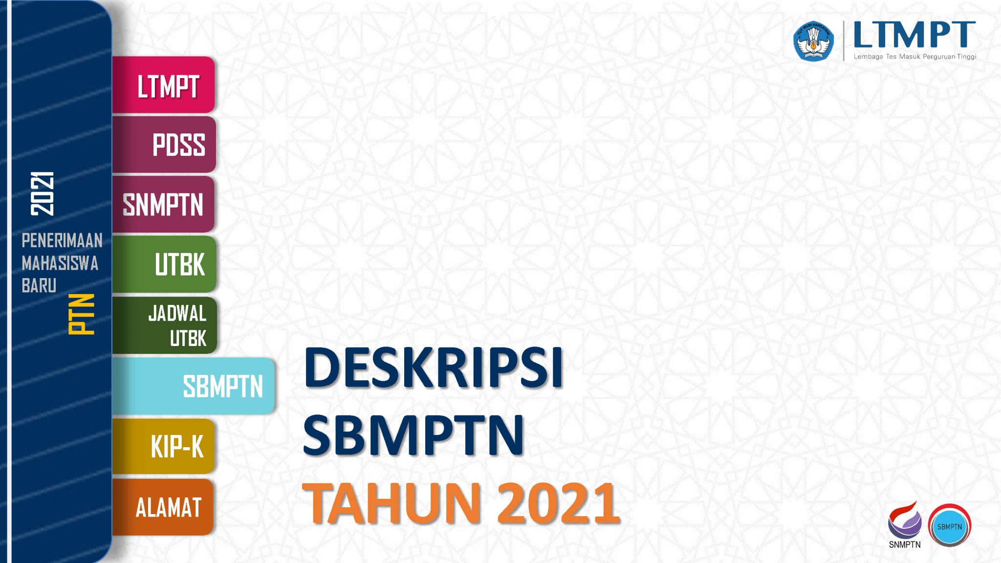 Informasi Sistem Seleksi Masuk Perguruan Tinggi Negeri Tahun 2021